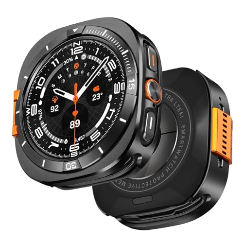 Carcasa de metal para Galaxy Watch Ultra 47mm, protector robusto con acabado premium