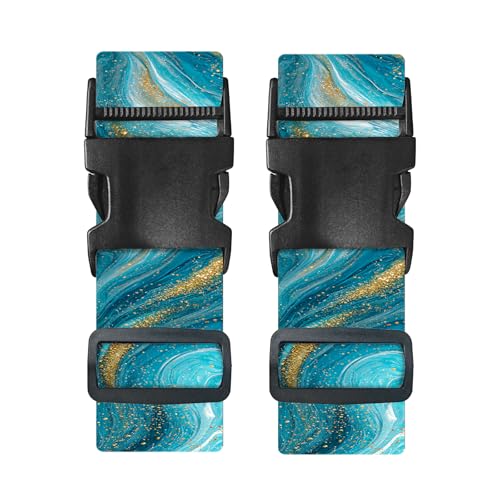 Image of Nuxovilar Luggage Straps Set for Suitcase 1.96x90.5in Polyester