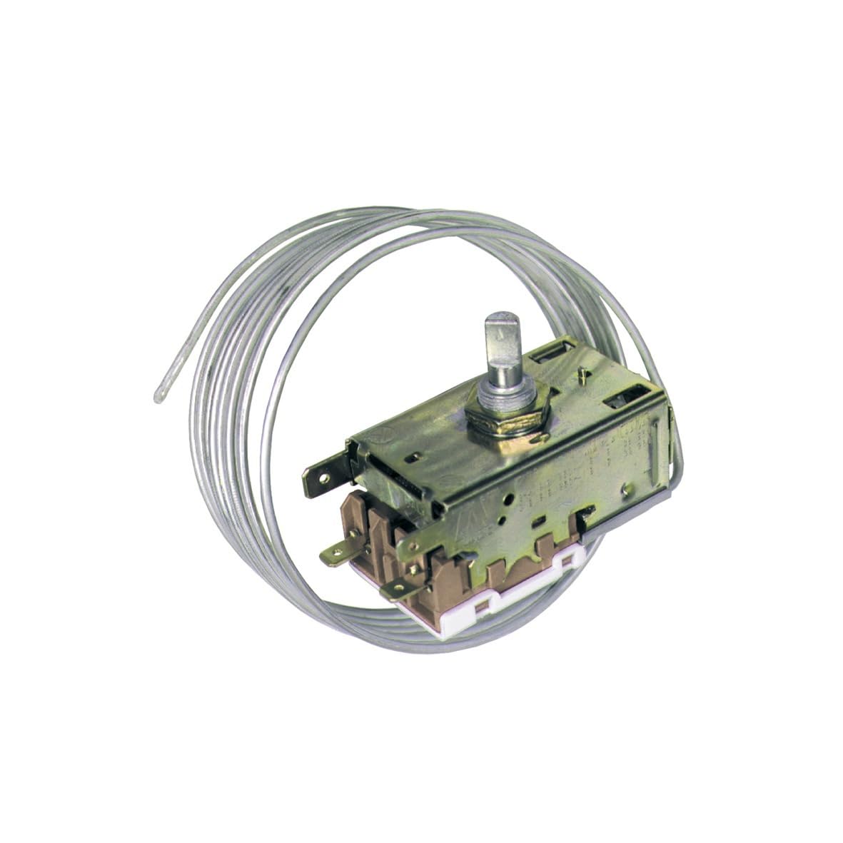 easyPART Kompatibel/Ersatz für RANCO K50P6073002 Thermostat Kühlthermostat Flaschenkühlschränke Gewerbe-Backwarenkühlschränke K59-P6073 1200mm Kapillarrohr 2x4,8mm AMP kompatibel mit Liebherr 6151099