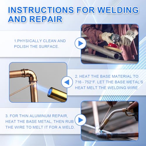 Image of 30Pcs Copper Brazing Rods, Phosphor Copper Solder, Phosphor Copper Round Welding Rod, Low Melting Point and High Fluidity Phosphor Copper Welding Wire for Brazing of Copper and Copper Alloys