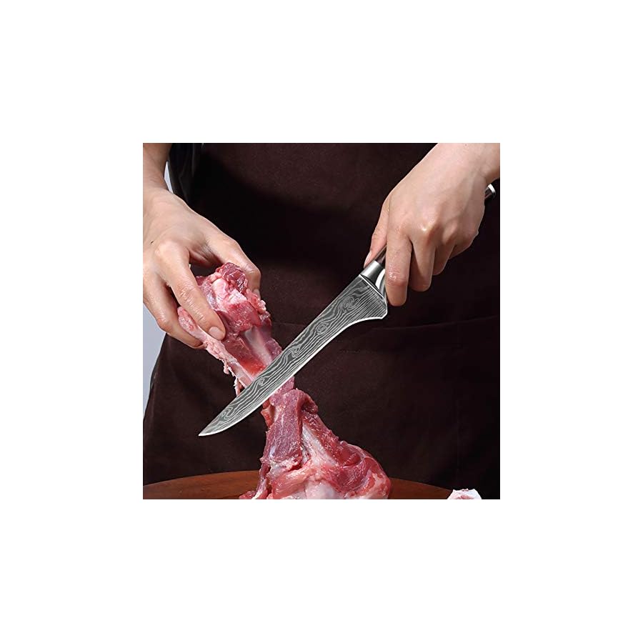 KEPEAK-Chef-Knife-Sets-10-Piece-Kitchen-Knives-High-Carbon-Stainless-Steel-with-Pakkawood-Handle-Professional-Knife-Sets-for-Vegetable-Fruit-Meat-Cutting KEPEAK Chef Knife Sets 10 Piece, Kitchen Knives High Carbon Stainless Steel, with Pakkawood Handle, Professional Knife Sets for Vegetable Fruit Meat Cutting