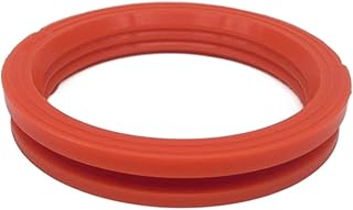 Seal Washer 5pcs ID 20/25/32/47/58/70mm Sealing Ring Silicone Coil Waterproof O Ring Seal for Solar Water Heaters Vacuum Tube Solar Seal Ring Gasket Lip (Color : 58mm Red, Size : 5PCS)