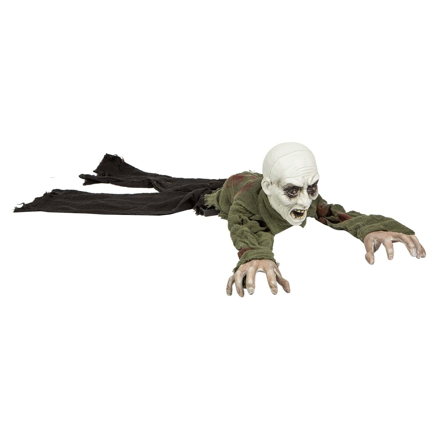 Vfm E-Store Multicolour - Animated Crawling Zombie Halloween Decoration Trick Or Treat Party Spooky Halloween Parties, Creepy, Fright, Costume, Fancy Dess Accessories And Props