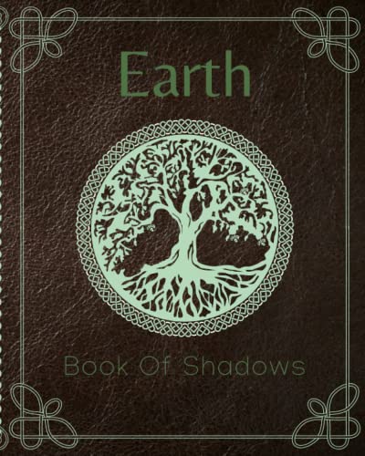 Earth| Tree Of Life| Blank Book of Shadows Journal| Blank Book Of Spells Notebook For Beginners 8X10: 48 (4page) Blank Templates For The Beginner ... (Elemental Book Of Shadows Blank Spell Books)