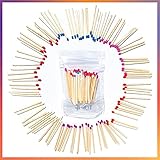 100 Multi Color Rainbow Cute Matches (1.75 inches) - Wholesale Bulk Wood Safety Matches (Rainbow)