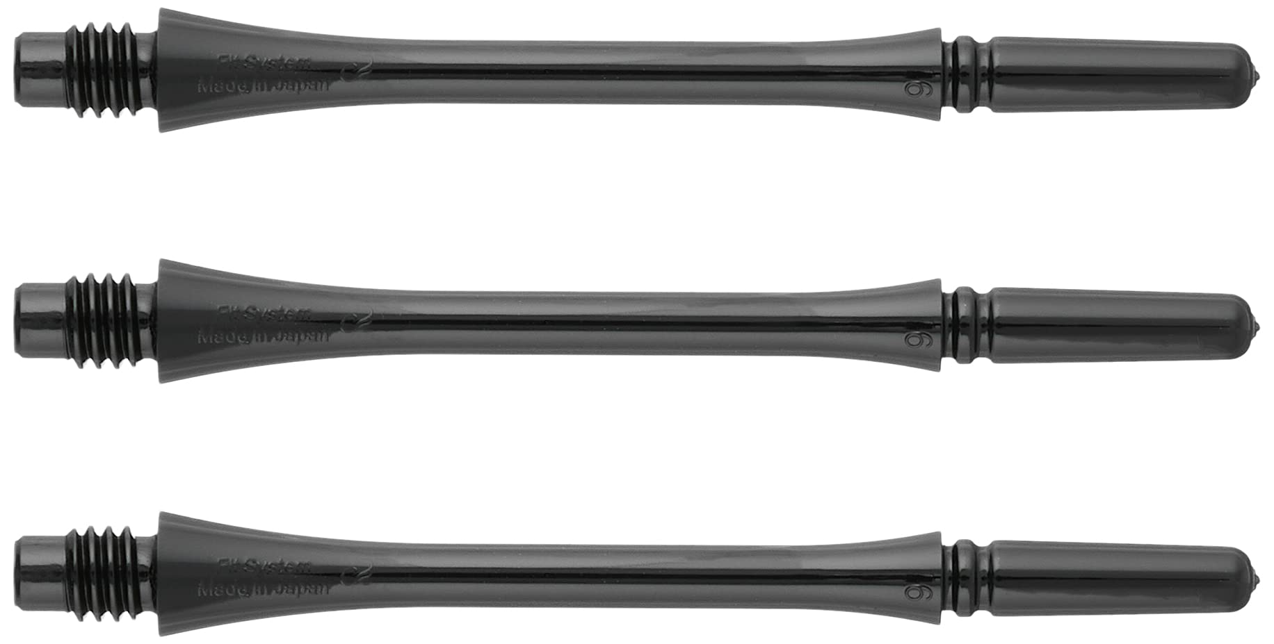 Cosmodarts Fit Shaft Gear Shaft Slim Spin D Black 6