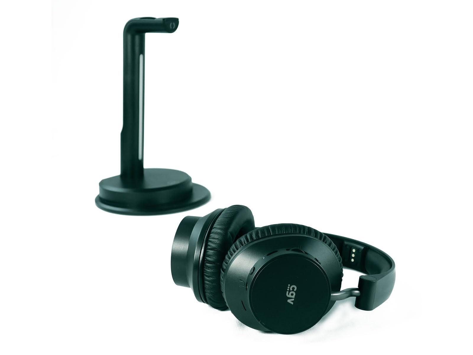 CGV | Casque TV/HiFi sans Fil - OPUS R Confortable, amélioration de l’intelligibilité des Voix pour Personnes âgées, Station d'accueil et de Charge, autonomie 35h et portée de 30m