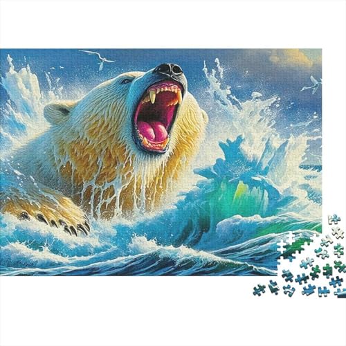 Puzzle de perro de 1000 piezas en cartón de estructura duradera de 70 x 50 cm