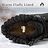 Hanani Snow Boots Womens Winter Ankle Waterproof Fur Lined Leather Walking Lace Up Zipper Lightweight Outdoor Ladies Warm Shoes Non Slip Mid Calf #1
