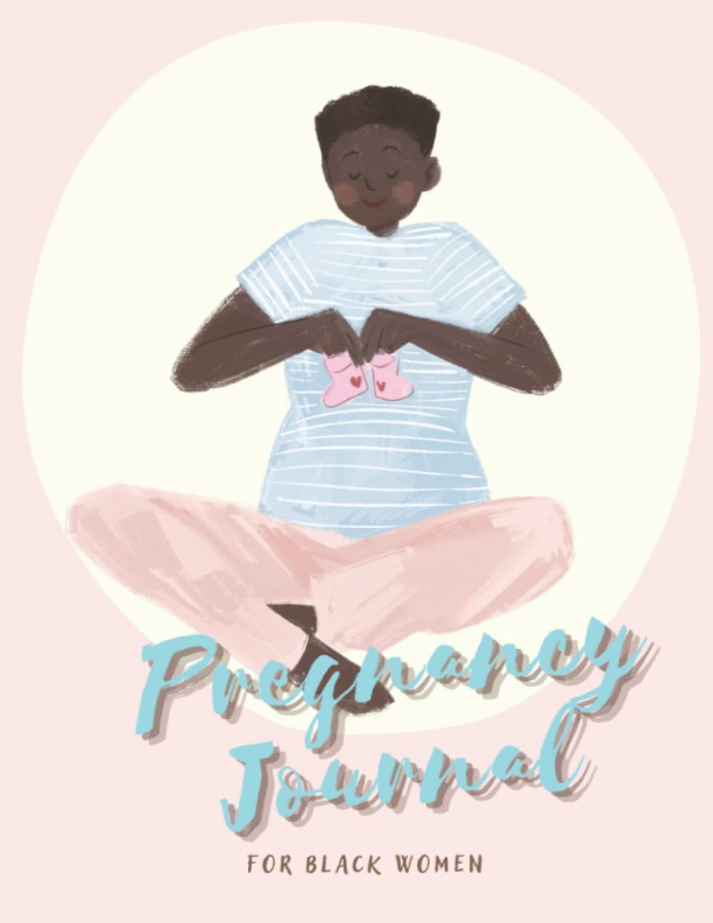 Pregnancy Journal For Black Women: Keepsake Memory Planner & Tracker , With Blank Lined Diary to Write In , Thoughts & Feelings , Baby Bump Photo , Unique Cover Design.