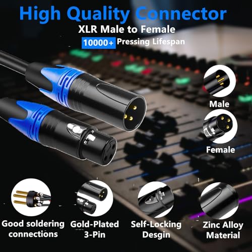 Aqool AQOOL-1 Xlr Cable 25Ft 4 Pack thumb #6