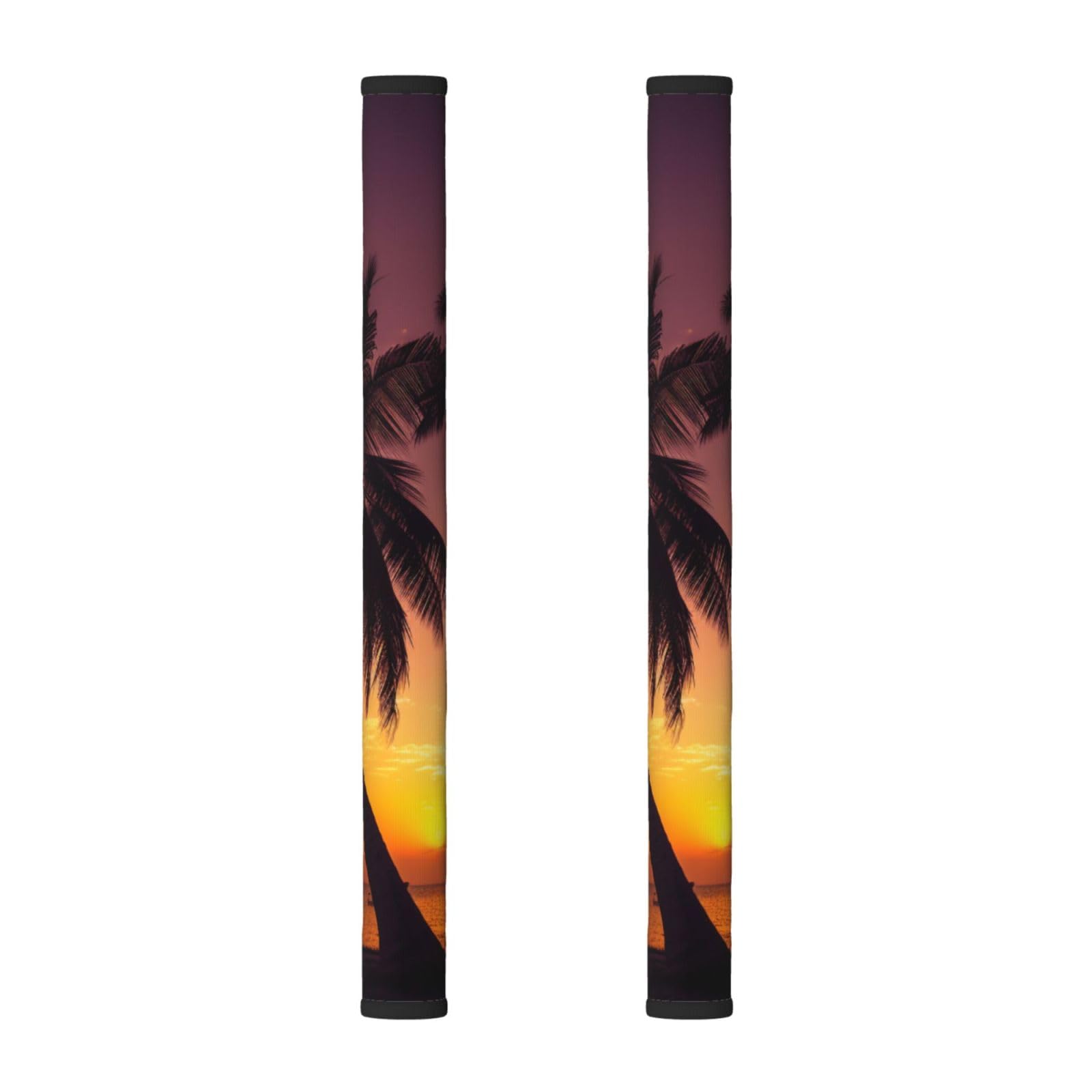 VGFJHNDF Refrigerator Door Handle Covers 2-Pack, Palm Tree Sunset Printed Protect and Decorate for Fridge Ovens Dishwashers