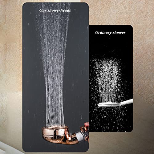 Une économie d'eau sous la douche avec le pommeau à hélice