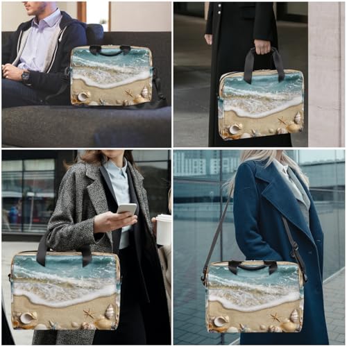 Maletín para laptop unisex 15.6-16 pulgadas resistente al agua miniatura 2