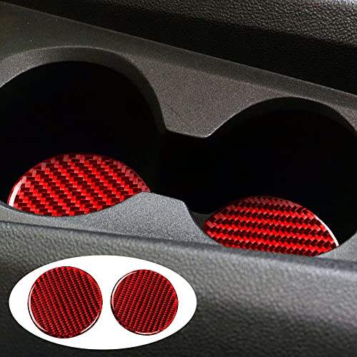 Adhesivos para portavasos Chevrolet Camaro 2016-2020 rojos miniatura 3