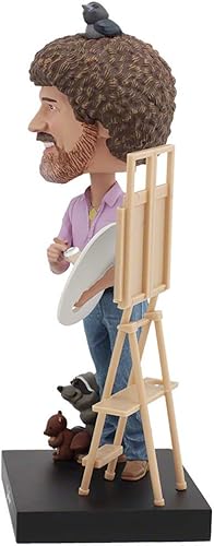 Miniatura 2 de Royal Bobbles Bob Ross - Estatua coleccionable de Bobblehead