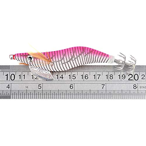 Cebos Artificiales 6 unids/Set 80 mm 11g de Pesca camarón Calamar Cebo Pesca señuelo Pesca Tackle cebos de Pesca Señuelos de Pesca