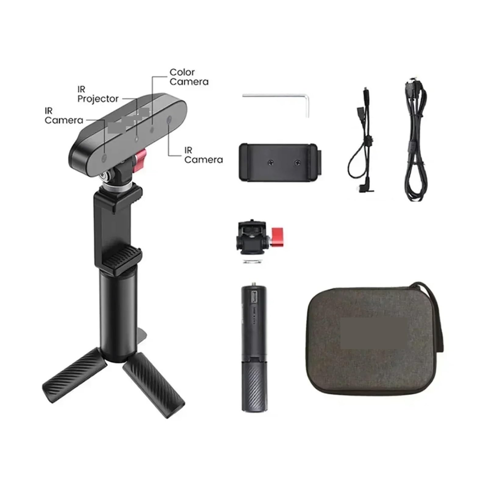 Scanner 3D CR-Scan Ferret 105g 30fps Scansione a doppia modalità, inclusa scansione ad ampio raggio e alta precisione da 0,1 mm