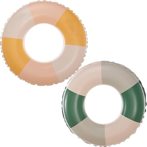 Miniatura 8 de Flotadores de piscina para niños, de 5 a 10 años de edad, tubos de natación inflables de juguete con interior de 11 pulgadas, tubos inflables de