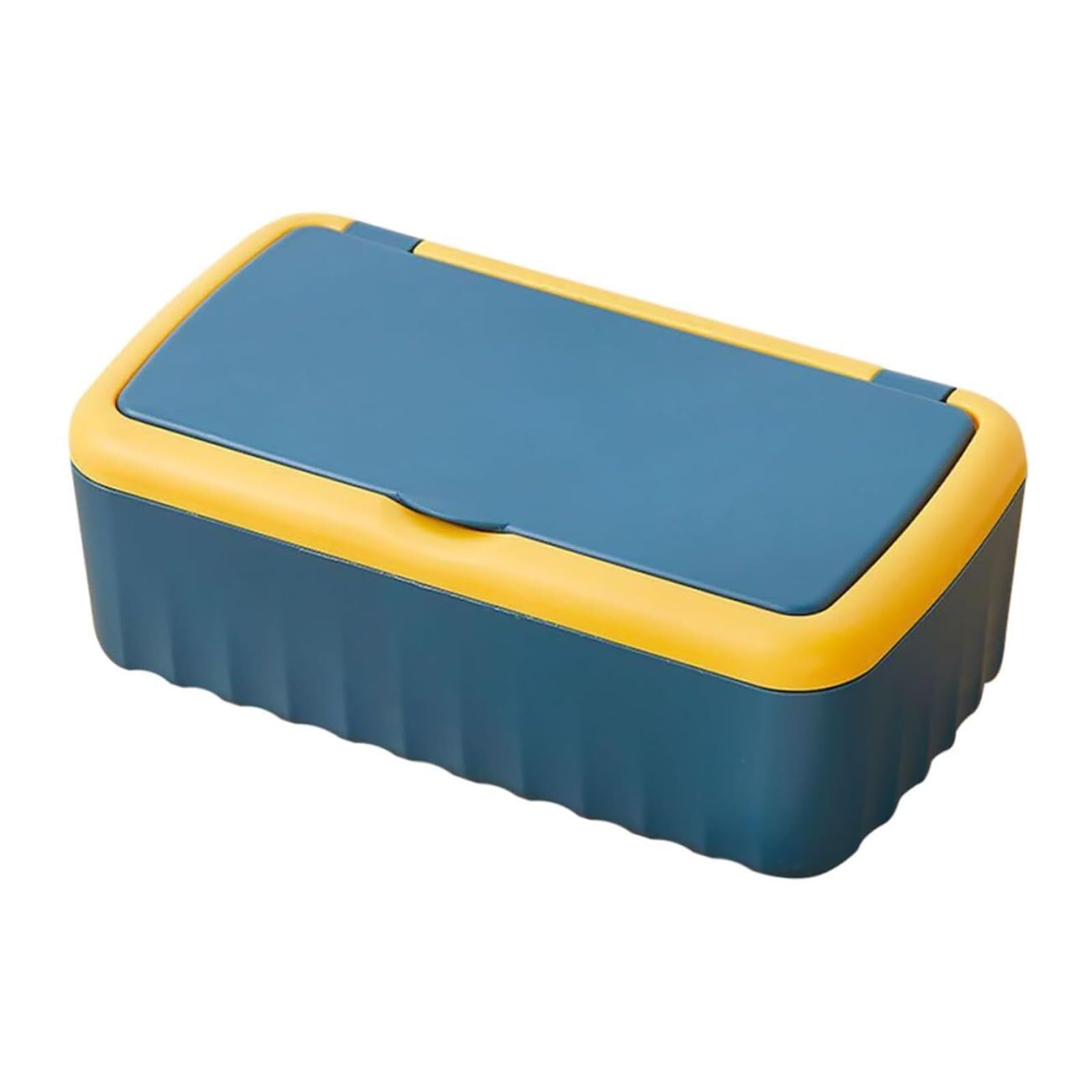 Tissue Dispenser Box Large Capacity Wet Tissue Box Wipes Dispenser For Home Flushable Wipe Holders Apartment Must Haves(Blue)