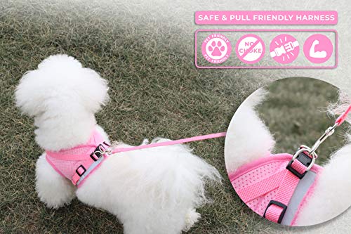 Pet's Playground Small Dog Harness, Pink, Medium - Image 3