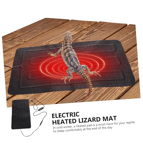 Alfombrilla calefactable eléctrica para reptiles pequeña miniatura 5