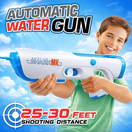 Image of Zest 4 Toyz Electric Water Gun Toy for Kids | USB Rechargeable Water Gun | Electric High-Pressure Automatic | Long-Range Shooting | Summer Beach Toy for Boys & Girls - Multi