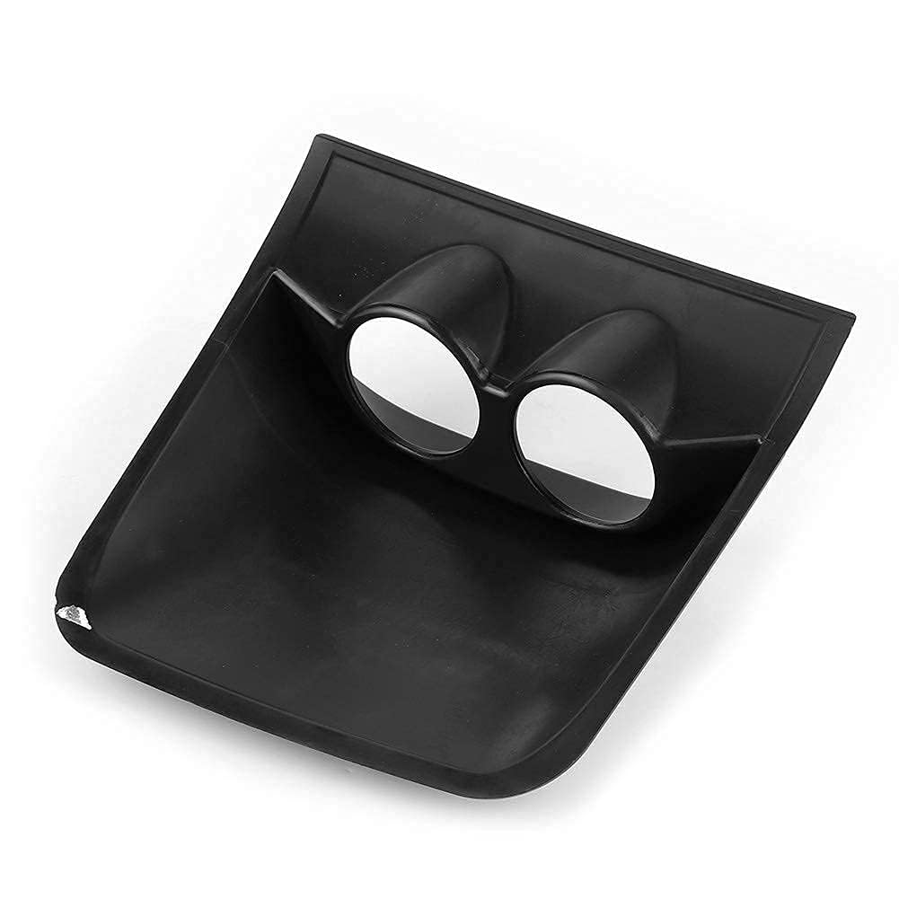 Supporto universale per cruscotto a doppio foro 52 mm/2 pollici, staffa per supporto del supporto del misuratore per auto del cruscotto in ABS(Nero)