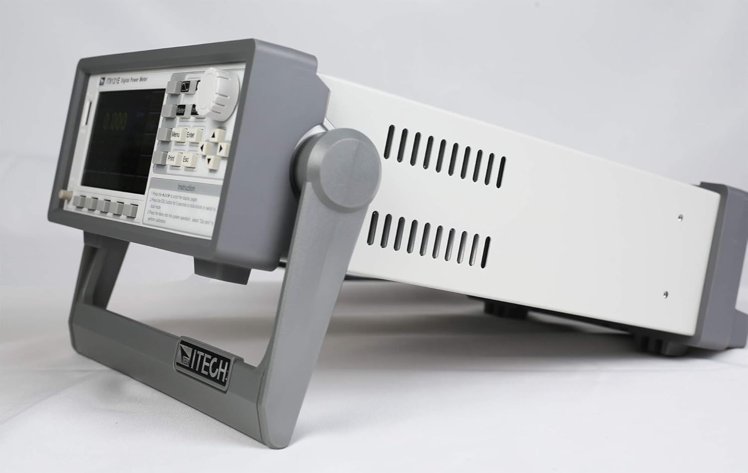 Medidor de potencia digital 600 Vrms/20 Arms, ancho de banda de 0,5 Hz-100 kHz, precisión del 0,1%, medición de armónicos y función de osciloscopio for laboratorio y pruebas de energía