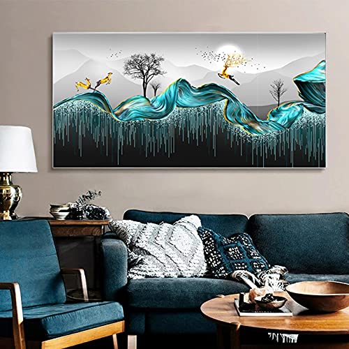 Toile de salon 90x180cm pour habiller un grand mur vide facilement
