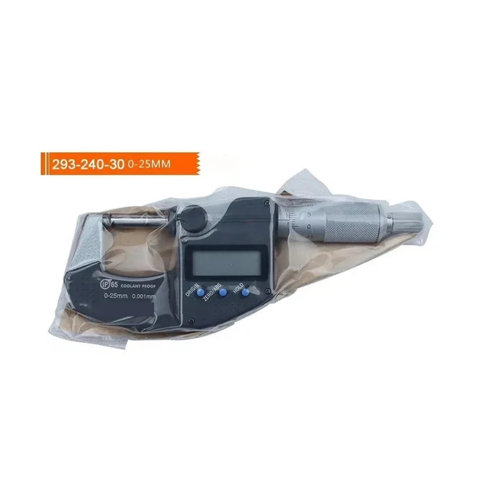 Mikrometry Originaux, Plage De Mesure 0-25/50/75/100mm/0.001 293-240/241/242/243-30, Numérique Extérieur IP65 do majsterkowania/domu(0-25mm 293-240-30)