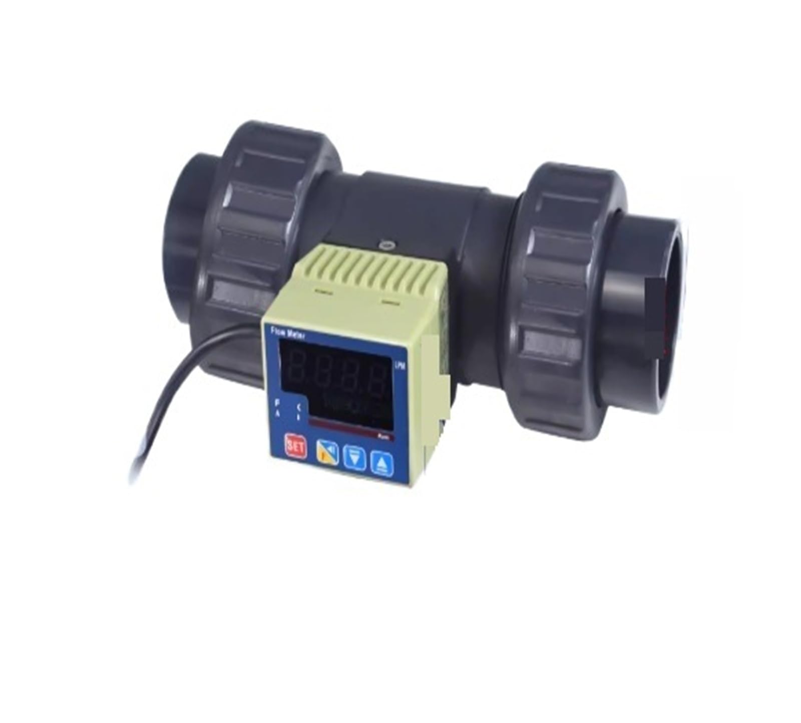 Medidor de flujo rotámetro digital ATS-40-PVC-DIN-EPDM Rotámetro con pantalla LCD Original