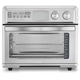 Digital AirFryer Toaster Oven, Premium 1800-Watt Oven with Digital Display and Controls – Extra-Large Capacity, Intuitive Programming and Adjustable Temperature, Stainless Steel, TOA-95NAS