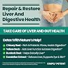 Liver Cleanse Detox & Repair Supplement, Artichoke Extract Liver Health Formula w 22 Herbs for Liver Support, Liver Detox Cleanse Pills - Milk Thistle Dandelion Turmeric Ginger Beet Zinc, 60 Capsules