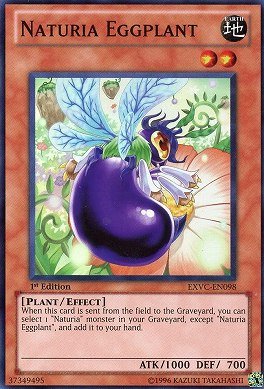 Amazon.co.jp: M01 2074 遊戯王 英語版 EXVC-EN098 Naturia Eggplant