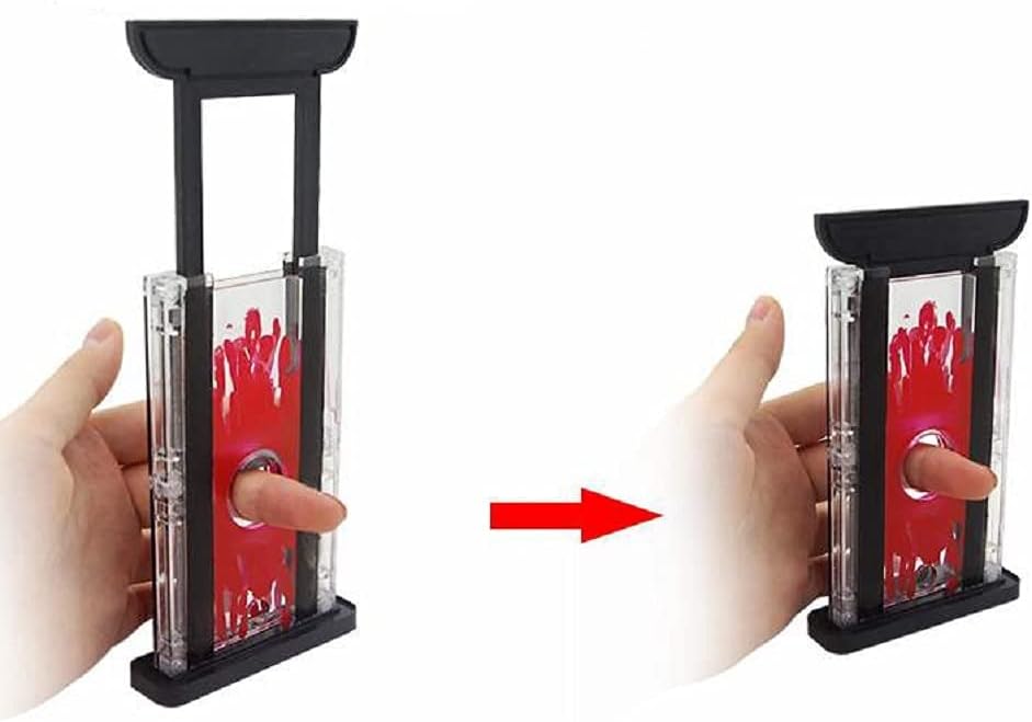SUMAG Finger Chopper Finger Cutter Chopper April Fools Close-Up Magic Show Trick Props Magic Tricks Gimmick Appearing Magic Illusion (Age 15+)