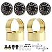 Hobbypark Brass 1.0 Beadlock Wheel Internal Ring Clamp for 1/18 Traxxas TRX4M with Extended Wheel Hex Spacers Wheel Weights