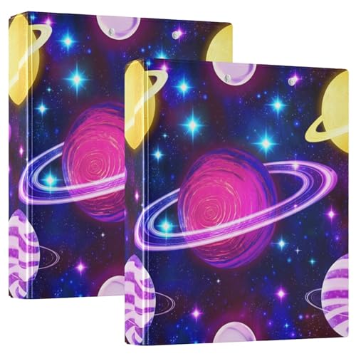 Joitme Space Planets Ordner 3 Ringe 2 Stück