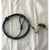 Laptop Lock Security Cable - Kensington Compatible Universal Security Cable Lock with 2 Keys (Translucent Dark)
