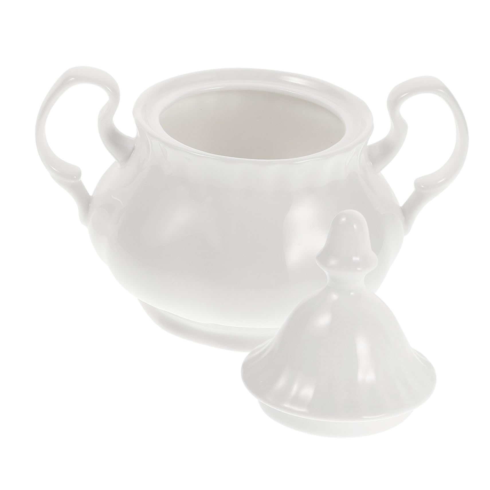 Azucarero Tetera Contenedor De Harina Azucarero Cafetera para Cápsulas Té Café Azucareros Lechera De Cerámica Contenedor De Condimentos De Cocina Azucarero con Tapa Cerám,