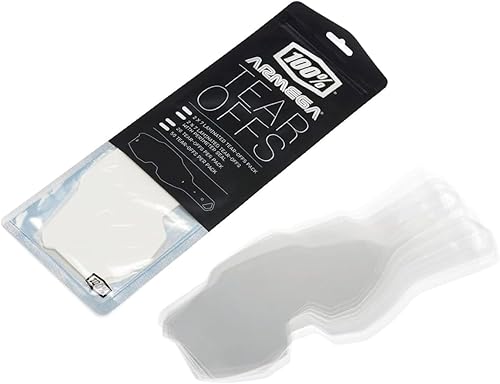Miniatura 6 de 100% Standard Tear-Offs - Racecraft 1, Accuri 1, Strata 1 Compatible