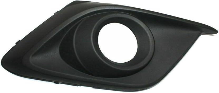 For Mazda for 3 2014-2016 Fog Lamp Cover w/Hole Right Passenger Black Front MA1039123 BJS850C11 BJS8-50-C11