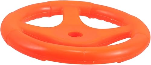 Milisten Simulated Steering Wheel for Boys and Girls Engaging Cartoon Design Easy Installation for Bumper Cars Portable Boy Girl Driving Toy Playtime