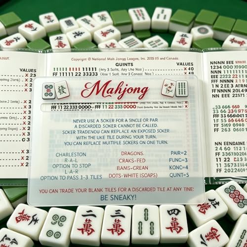 Mahjong Line Finder con reglas 4 pack 2026 miniatura 2