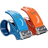 PROSUN 2 Pack Metal Packing Tape Dispenser Gun: 2-inch Wide Tape dispensers/3-Inch Inner Paper Core(