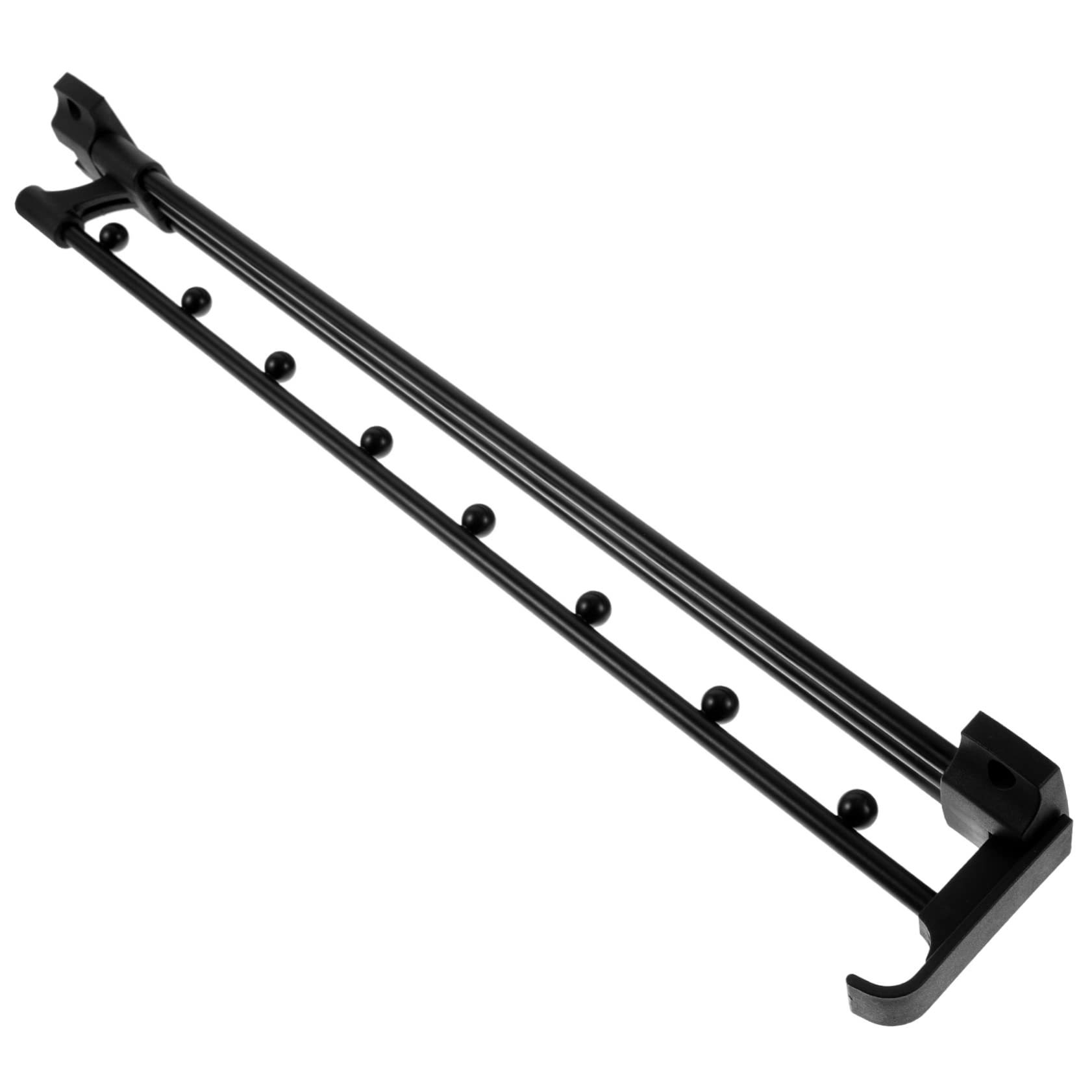 Hohopeti 1Set Heavy Duty Retractable Closet Rod Wardrobe Clothing Rail for Easy Access to Clothes Smooth Slide Design Storage for Organizing Your Closet