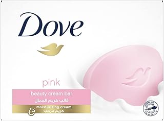لوح صابون بيوتي كريم بينك من دوف ب1/4 كريم مرطب بوزن 90 جرام
