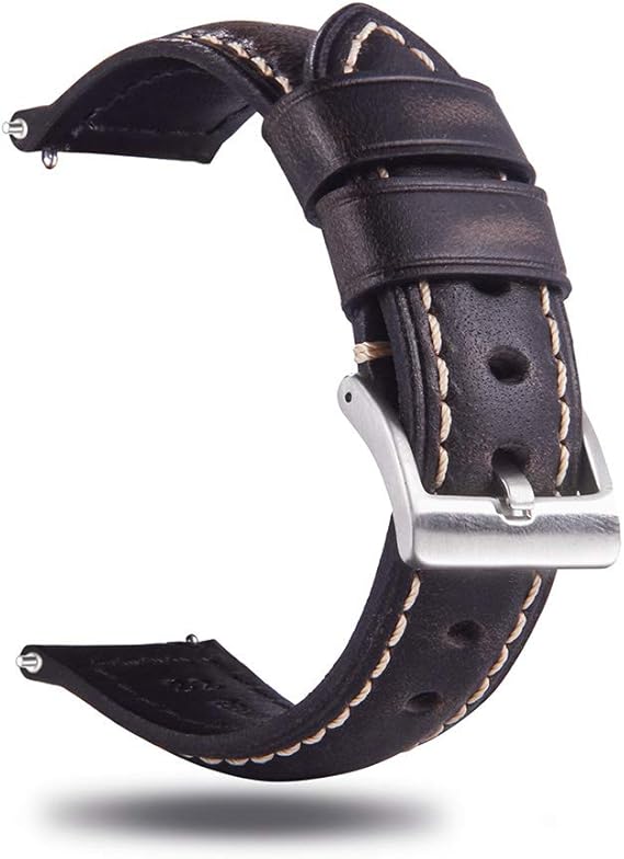 Leather watch strap replacement Sale