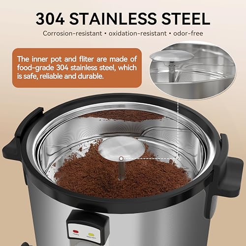 La Mejor Selección de Cafetera 100 Tazas los 5 más buscados. 9 Imagen adicional