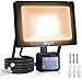 30W Faretto LED da Esterno con Sensore di Movimento, CLY 2600LM Faro Led Esterno con Sensore, Bianco Caldo 2700K, Impermeabile IP66 Faretti LED per Giardino, Terrazza, Patio